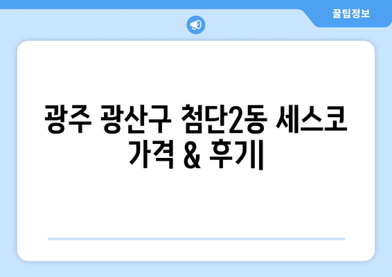 광주 광산구 첨단2동 세스코 가격 & 후기| 가정집, 원룸, 좀벌래 해결 솔루션 | 2024 최신 정보