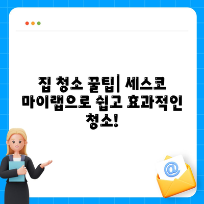 대청소 문제 해결, 세스코 마이랩 선물세트로 깨끗한 집 만들기 | 집 청소 꿀팁, 청소 용품 추천, 세스코 마이랩 후기