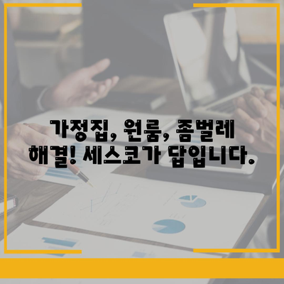 울산 북구 양정동 세스코 가격 & 후기| 가정집, 원룸, 좀벌래 해결 솔루션 | 비용, 신청, 가입, 진단, 2024