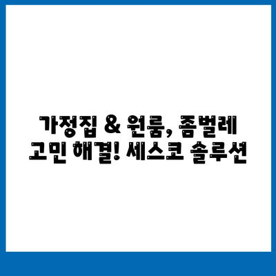 전라북도 부안군 보안면 세스코 가격 & 후기| 가정집, 원룸, 좀벌래 해결 솔루션 | 비용, 신청, 가입, 진단 2024