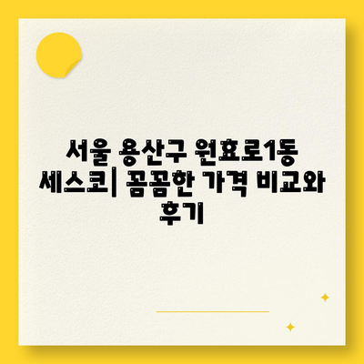 서울 용산구 원효로1동 세스코 가격 & 후기| 가정집, 원룸, 좀벌래 해결 | 비용, 신청, 가입, 진단 2024