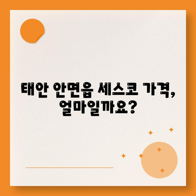 충청남도 태안군 안면읍 세스코 가격 & 후기| 가정집, 원룸, 좀벌래 해결 솔루션 | 2024 최신 정보