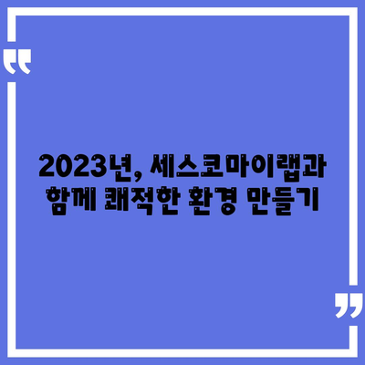 새해맞이 대청소 선물세트 추천! 세스코마이랩으로 깨끗하게 시작하세요 | 세스코, 마이랩, 선물세트, 대청소, 새해