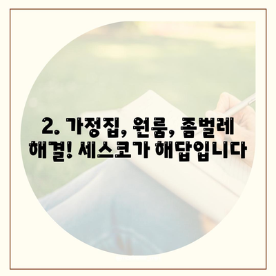 증평읍 세스코 가격 & 후기| 가정집, 원룸, 좀벌래 해결 솔루션 | 비용, 신청, 가입, 2024