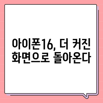 아이폰16 시리즈의 5가지 변화점 | Pro와 Pro 맥스의 화면 확대로?