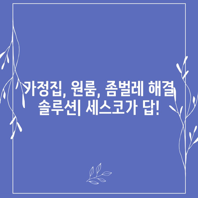 인천 계양구 계양3동 세스코 가격 & 후기| 가정집, 원룸, 좀벌래 해결 솔루션 | 비용, 신청, 가입, 진단 2024