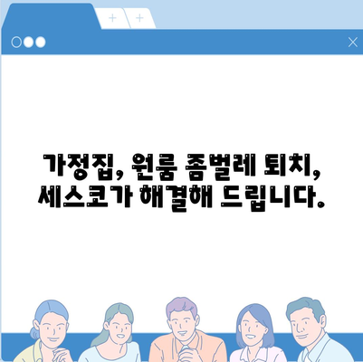 제주도 서귀포시 정방동 세스코 가격 & 후기| 가정집, 원룸, 좀벌레 해결 솔루션 | 비용, 신청, 가입, 진단 2024