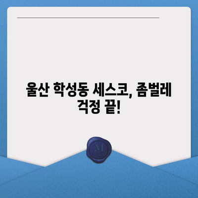 울산 중구 학성동 세스코 가격 & 후기| 가정집, 원룸, 좀벌레 해결 솔루션 | 비용, 신청, 가입, 진단 2024