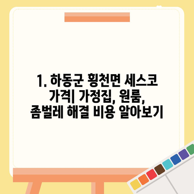 하동군 횡천면 세스코 가격 & 후기| 가정집, 원룸, 좀벌래 해결 | 비용, 신청, 가입, 진단 2024