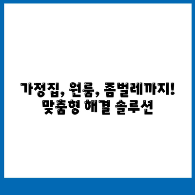 전라남도 해남군 산이면 세스코 가격 & 후기| 가정집, 원룸, 좀벌래 해결 솔루션 | 비용, 신청, 가입, 진단 2024