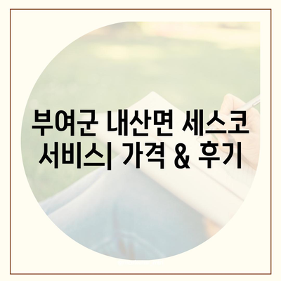 부여군 내산면 세스코 가격 & 후기| 가정집, 원룸, 좀벌레 해결 솔루션 | 2024 최신 정보