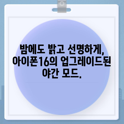 아이폰16 카메라 | 새로운 48MP 센서로 해상도 향상