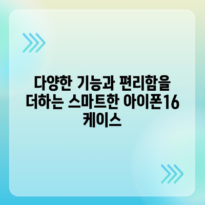 아이폰16 케이스, 보호와 개성을 위한 최고의 선택