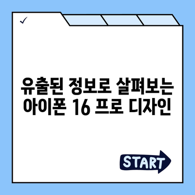 아이폰 16 프로 출시일 디자인 실물은 이렇다!