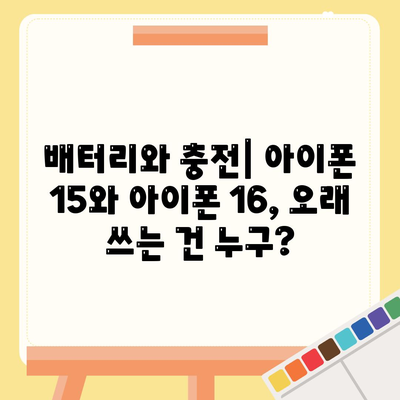 아이폰 15 대 아이폰 16 스펙 비교 | 어느 것이 더 나을까?