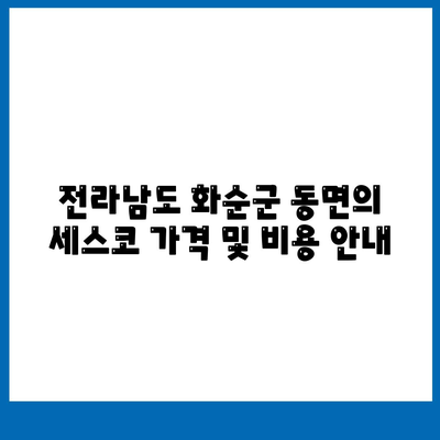 전라남도 화순군 동면 세스코 가격 및 가정집 후기 완벽 가이드 | 비용, 신청, 가입, 진단, 좀벌래 해결책 2024