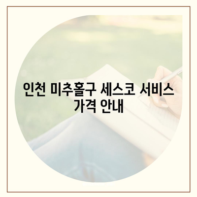 인천시 미추홀구 학익1동 세스코 가격 및 후기 총정리 | 세스코 서비스, 가정집 신청, 좀벌래 해결법 2024