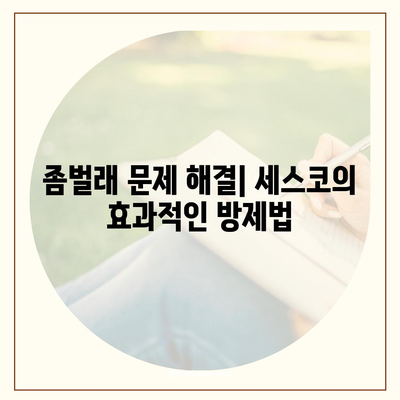 전라남도 여수시 주삼동 세스코 가정집 비용 및 후기 총정리 | 가격, 신청 방법, 좀벌래 해결책, 2024