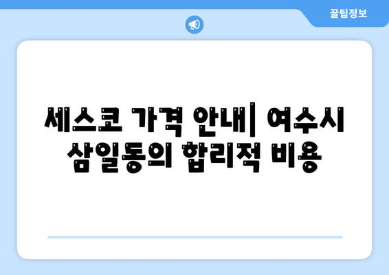 전라남도 여수시 삼일동 세스코 가격 및 후기를 통한 가정집 신청 가이드 | 비용, 진단, 원룸, 좀벌래 해결책 2024