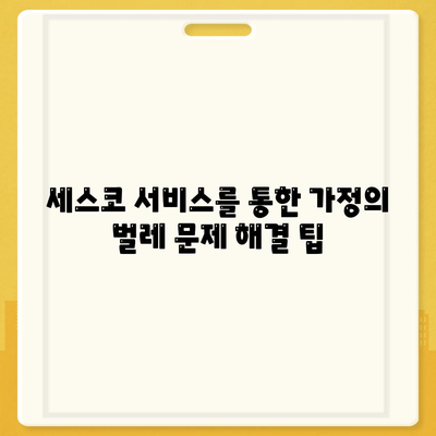 경상남도 사천시 용현면 세스코 가격과 후기 | 비용, 신청 방법, 가정집 문제 해결 팁 2024