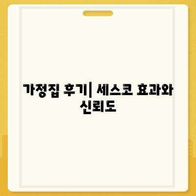 부산시 동래구 명륜동 세스코 가격 및 비용 안내 | 가정집 후기, 원룸 신청 방법, 진단 및 좀벌레 해결 팁 2024