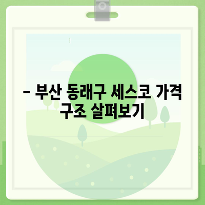 부산시 동래구 사직2동 세스코 가격 및 비용 안내 | 가정집 후기, 신청 방법, 좀벌래 해결 팁 2024