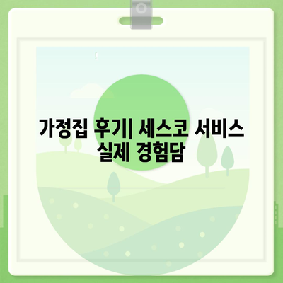 경기도 평택시 평택동 세스코 가격 및 가정집 후기 | 원룸 신청 방법, 비용, 좀벌래 진단, 2024년 최신 정보