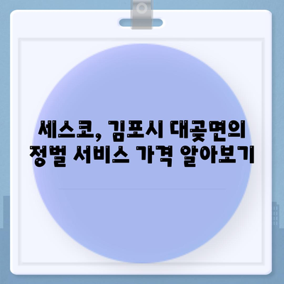 경기도 김포시 대곶면 세스코 가격과 가입 방법 | 가정집 후기, 원룸 진단, 좀벌래 해결책 2024"