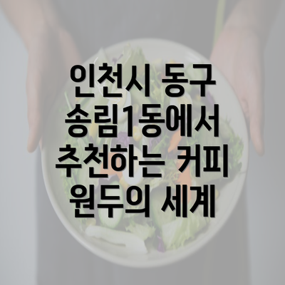 인천시 동구 송림1동에서 추천하는 커피 원두의 세계
