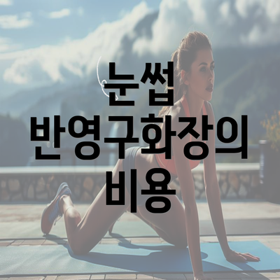 눈썹 반영구화장의 비용