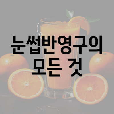눈썹반영구의 모든 것