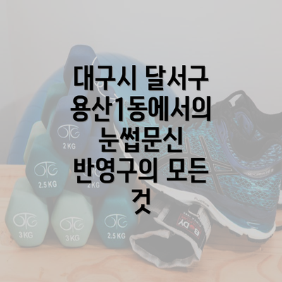 대구시 달서구 용산1동에서의 눈썹문신 반영구의 모든 것