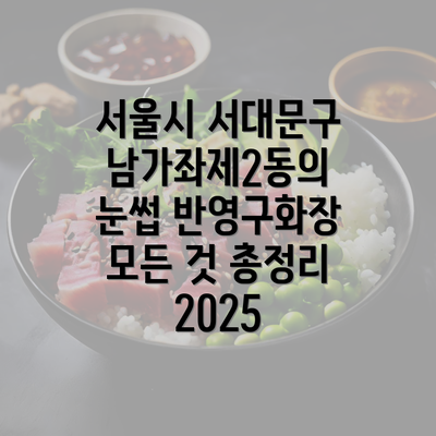 서울시 서대문구 남가좌제2동의 눈썹 반영구화장 모든 것 총정리 2025