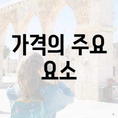 가격의 주요 요소