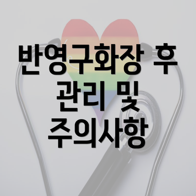 반영구화장 후 관리 및 주의사항