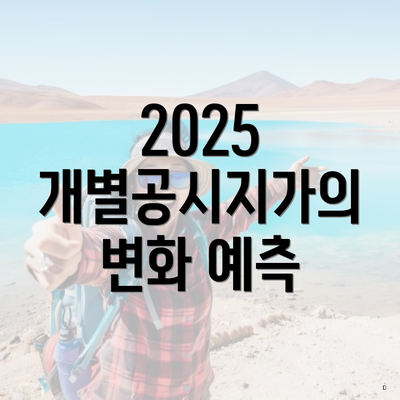 2025 개별공시지가의 변화 예측
