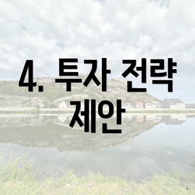 4. 투자 전략 제안