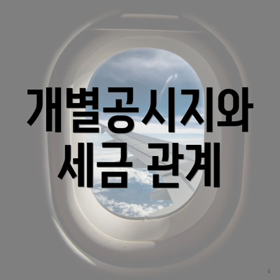 개별공시지와 세금 관계