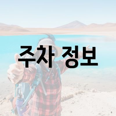 주차 정보