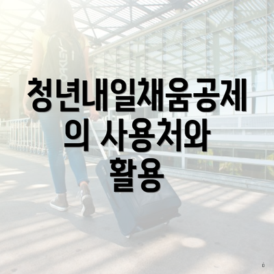 청년내일채움공제의 사용처와 활용
