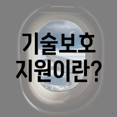 기술보호 지원이란?
