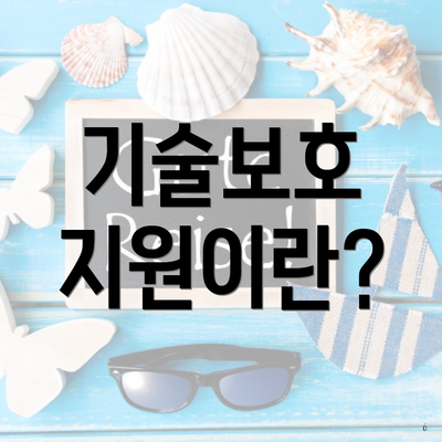 기술보호 지원이란?