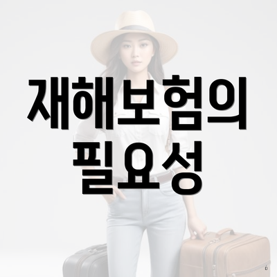 재해보험의 필요성