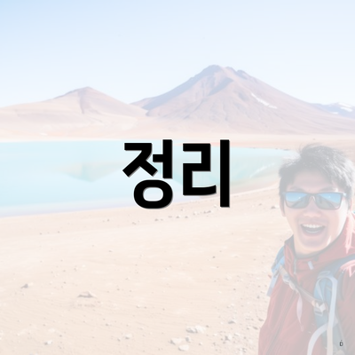 정리