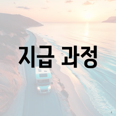 지급 과정