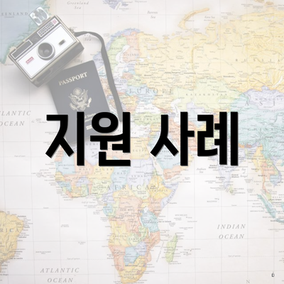 지원 사례