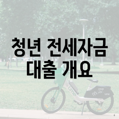 청년 전세자금 대출 개요