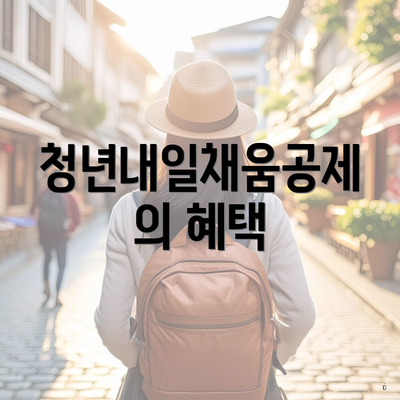 청년내일채움공제의 혜택