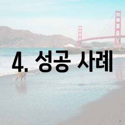 4. 성공 사례