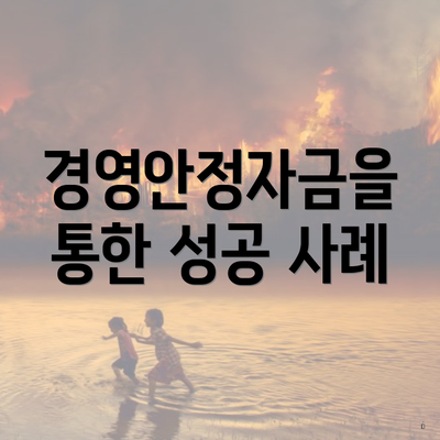 경영안정자금을 통한 성공 사례